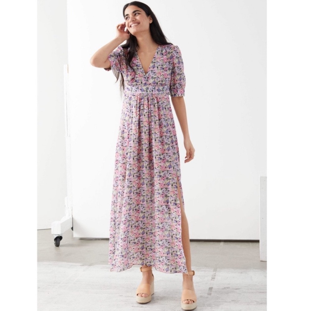 & Other Stories Floral Maxi Dress